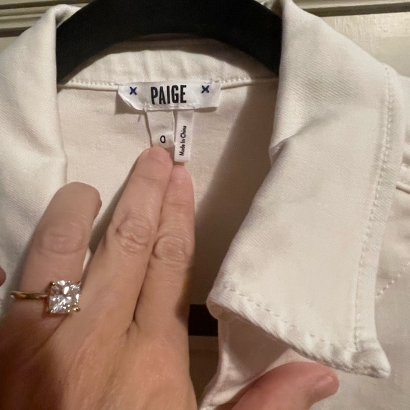 Paige Anessa puff sleeve jumpsuit sz 0 - Picture 5 of 7